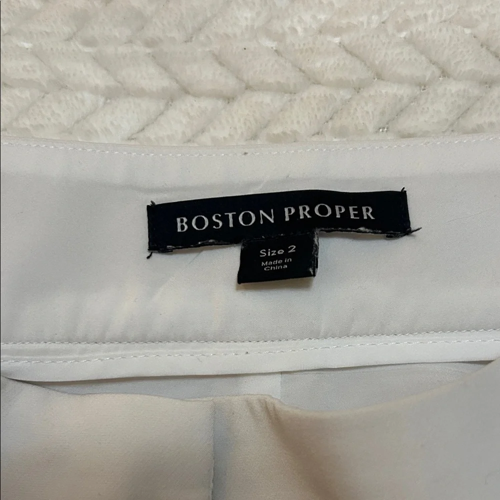 Set of 4 like-new Boston Proper Women's Trousers - Red, Tan, Pink, Cream - Picture 2 of 7